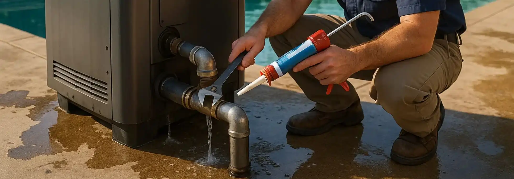  Pool Heater Leak Repair - HVAC Ingersoll
